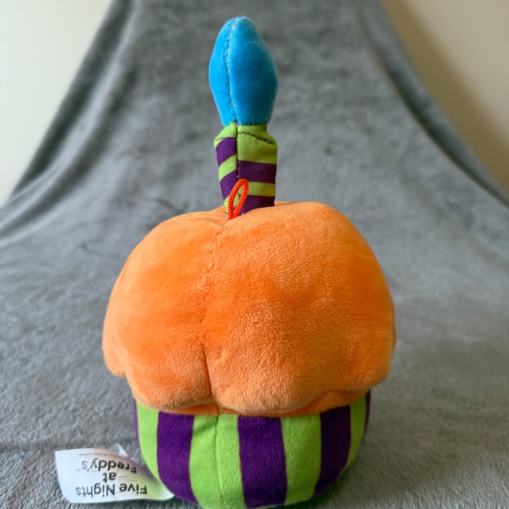 FNAF 2019 Five Nights at Freddys Orange Cupcake Stuffed Plush Scott Cawthon - Picture 2 of 5
